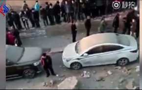 بالفيديو.. لقطات مروعة لمقتل شخص بعد انفجار مرحاض