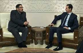 شمخاني يلتقي بالرئيس السوري بشار الأسد في دمشق