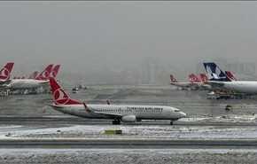 إلغاء 1100 رحلة جوية في مطارات اسطنبول