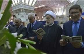 تجدید میثاق نمایندگان و نایب‌رئیس مجلس عراق با آرمان‌های امام خمینی(س)