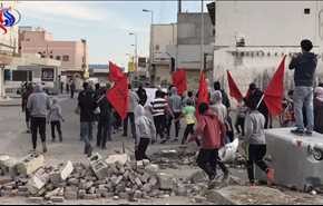 بالصور.. مواجهات بين محتجين والقوات البحرينية في النويدرات