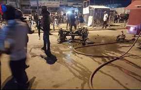 بالصور.. ضحيتين و 8 جرحى في إنفجار أبو دشير جنوبي بغداد