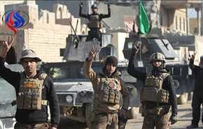 نیروهای عراقی در کاخ‌های ریاست جمهوری در موصل