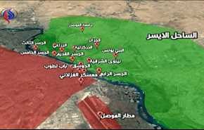 خريطة وتفاصيل: القوات العراقية تسيطر على معظم الساحل الايسر بالموصل