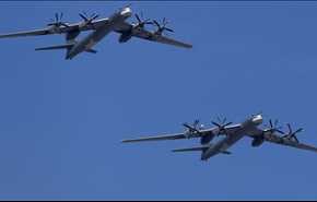 لحظة قصف قاذفات روسية استراتيجية مواقع 