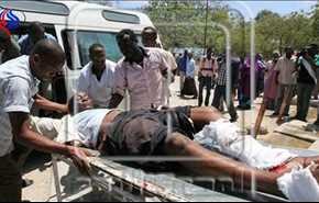 بالفيديو.. لحظة التفجير الارهابي الذي طال العاصمة الصومالية اليوم