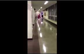 بالفيديو... شبح يطارد ممرضة داخل مستشفى