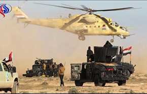 کمک گرفتن از بالگردهای جنگی در دیالی عراق