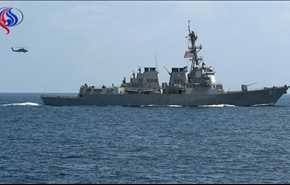ناوشکن نیروی دریایی آمریکا در ساحل یمن مستقر شد