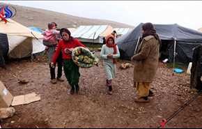 بالفيديو: تفاقم معاناة النازحين في مخيمات الموصل بعد موجة البرد