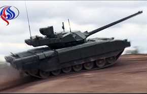 تانک روسی "ارماتا" با قویترین توپ در جهان