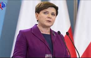شاهد.. رئيسة وزراء بولندا تتعرض لحادث سير