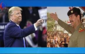 ترامب سيعمل على إعادة صدام لحكم العراق!!