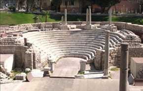 بالصور..المسرح الروماني بالأسكندرية  في مصر من القرن الرابع الميلادي