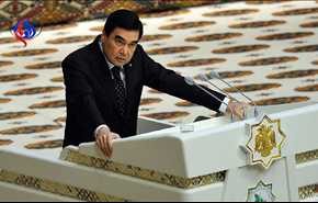 پیروزی رئیس‌جمهور ترکمنستان در انتخابات