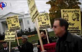 بالفيديو.. مظاهرات في أميركا ضد زيارة نتنياهو