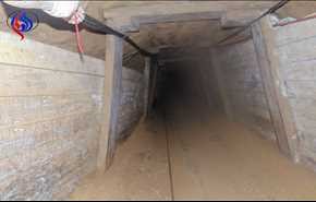 الجيش المصري يدمر نفقا ضخما شمالي سيناء