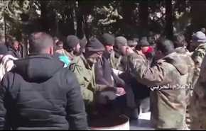 بالفيديو..مشاهد من خروج 200 إرهابي من بلدة سرغايا في ريف دمشق السوري