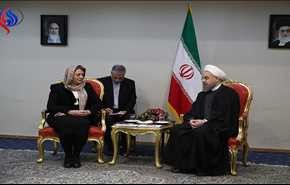 الرئيس روحاني يؤكد استمرار دعم إيران لسوريا في مختلف المجالات