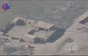 بالفيديو: ضربة جوية استخباراتية على معمل تفخيخ في القيروان غرب الموصل
