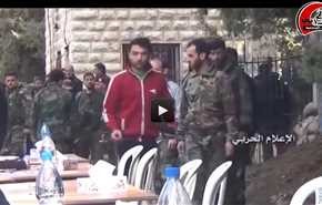 بالفيديو..تسوية أوضاع العديد من مسلحي سرغايا بعد تسليم أسلحتهم إلى الجيش السوري