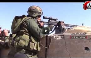 بالفيديو ..تقدم الجيش السوري في منطقة المقابر في دير الزور بمواجهة 