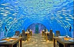 بالصور...مطعم تحت الماء في جزر المالديف