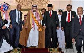 صور.. بذخ لامثيل له في زيارة الملك السعودي لإندونيسيا!