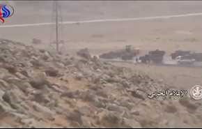 شاهد بالفيديو: مشاهد من لحظة دخول الجيش السوري لمدينة تدمر