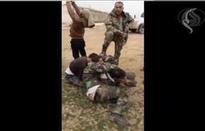 فیلم رفتارتروریستهای ارتش آزاد سوریه مورد حمایت ترکیه با اسیران