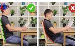 بالفيديو.. الطريقة للجلوس لحماية العمود الفقري