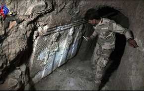 آثار باستانی در تونل‌های داعش در موصل! +عکس