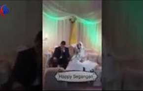 عروسی که به جای موسیقی؛ قران  تلاوت کرد! +ویدیو