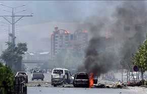 انفجار انتحاری در مرکز کابل + ویدیو