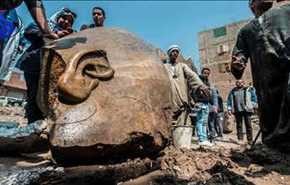 کشف مجسمه 8 متری رامسس دوم در مصر +عکس