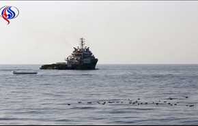 غرق سفينة شحن تركية قبالة السواحل الليبية