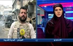 بالفيديو .. لحظة تعرض فريق قناة العالم لهجوم داعشي بالموصل خلال بث مباشر
