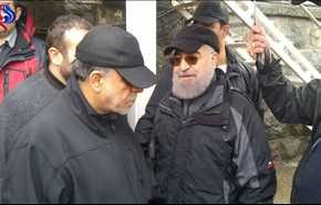 الرئيس روحاني يمارس المشي بزي رياضي ويركب التلفريك
