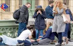 حجاب زن مسلمان در صحنه حمله لندن جنجال آفرید