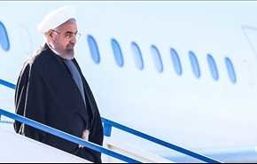 الرئيس روحاني يصل الى موسكو