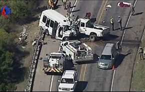 12 کشته در سانحه رانندگی در تگزاس