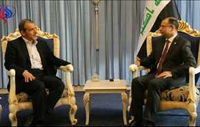 الجبوري يستقبل السفير الايراني لانتهاء مهامه في بغداد