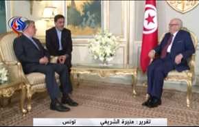 فيديو: الى ماذا دعا الرئيس التونسي بحضور الوزير الايراني!