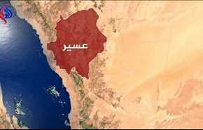 انفجار انبار سلاح متجاوزان سعودی در عسیر