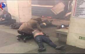ویدیو ... لحظۀ انفجار در متروی سن پترزبورگ