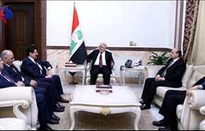 العبادي ووفد كردستان يتفقان على ازالة العوائق التي حالت دون تفعيل المادة ١٤٠