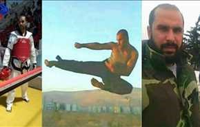 بالصور... استشهاد بطل الجيوش العربية بالتايكواندو في سوريا
