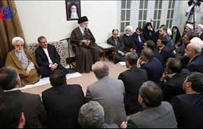 قائد الثورة: هنالك جبهة واسعة من الاعداء في مواجهة الجمهورية الاسلامية