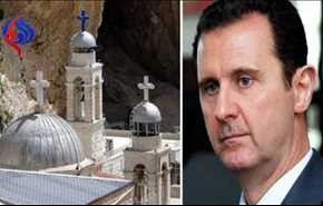 دیدار بشار اسد از کلیساهای سوریه