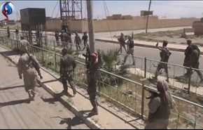 شاهد بالفديو.. ماذا يفعل ابطال الحشد الشعبي من داخل الحضر المحررة؟